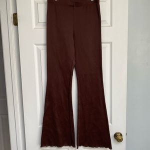 H&M Retro Flared Brown Pants